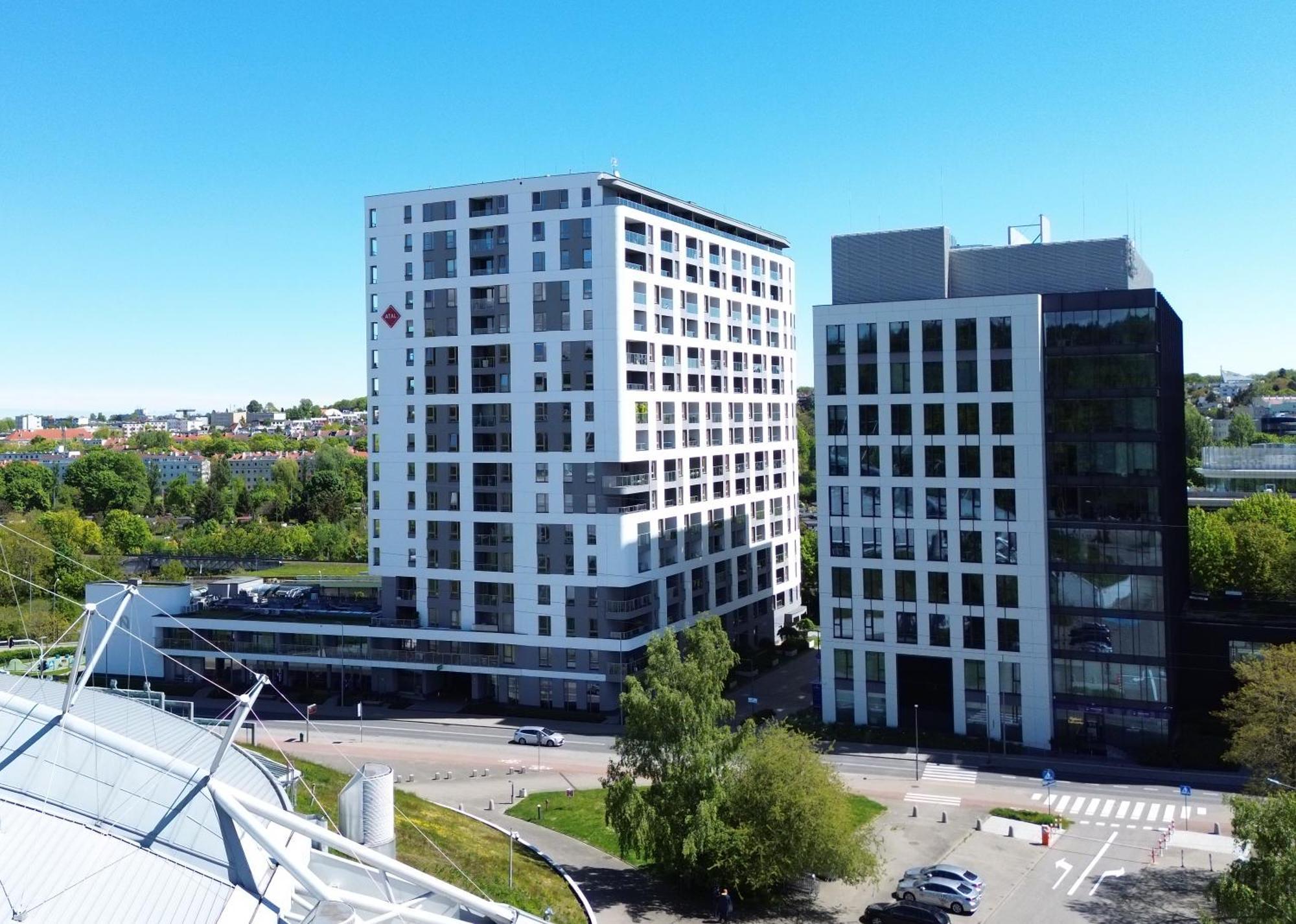 Apartament Efaga Modern Tower Gdynia Exteriör bild